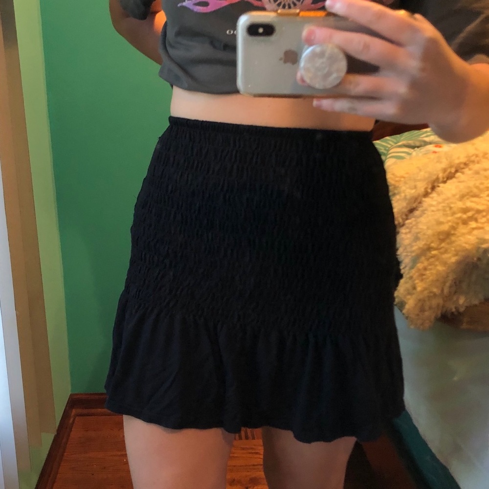 Asos black mini skirt